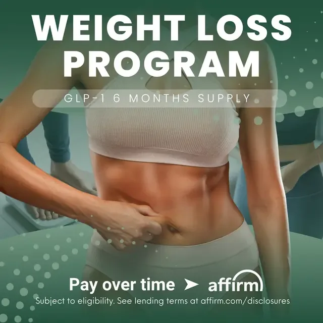 Metabolic Wellness Program — GLP-1, 3 or 6 months. Pay over time with Affirm.